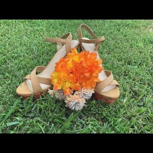 BAMBOO Shoes - Bamboo Floral Wedge Heels BAMBOO Shoes - Bamboo Floral Wedge Heels
